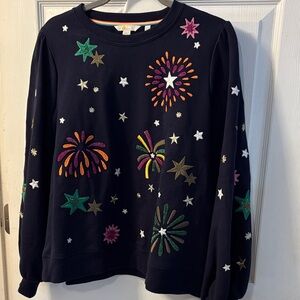 Embroidered Firework Sweater